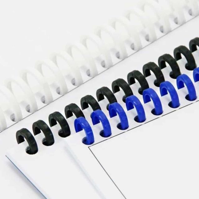 제본스프링 12mm 50개입 검정 무선제본기 개인제본