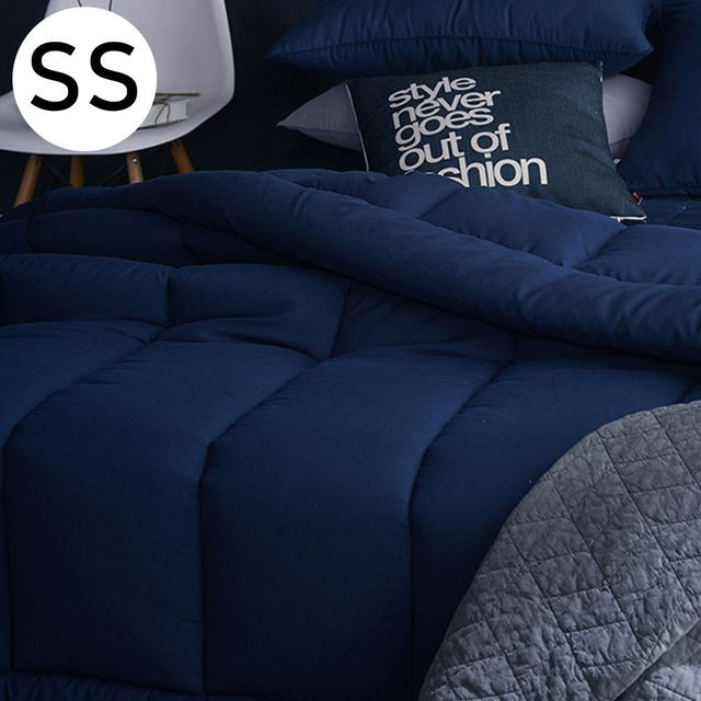 JMds 내추럴 비비드 차렵이불 슈퍼싱글 SS (네이비)
