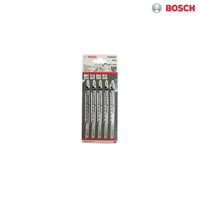 BOSCH 목재 철재 겸용 직소날T345XF 5PCS 공구 수공구