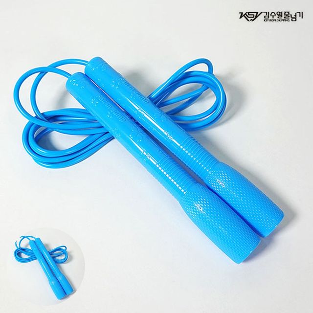 복싱줄넘기 크로스핏줄넘기 하늘색 줄넘기