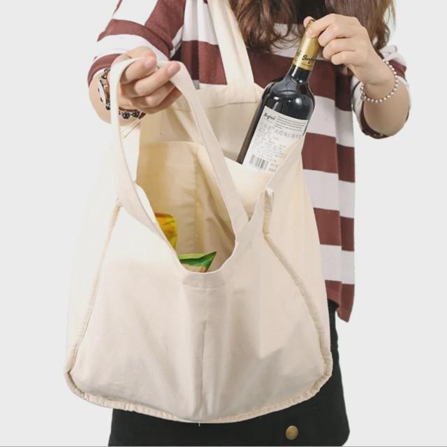 포켓 대형 에코백 장바구니 접이식 쇼핑 에코백 숄더백