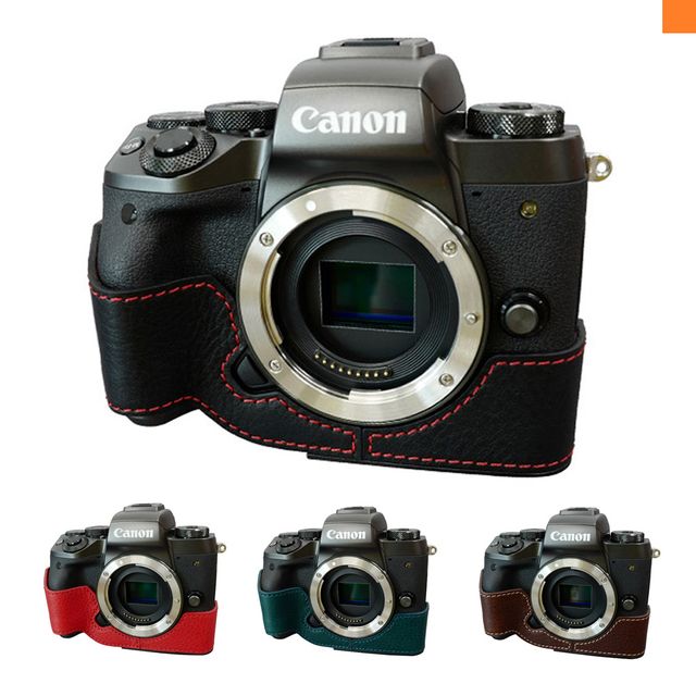 림즈 EOS M5 가죽 하프 속사 카메라케이스