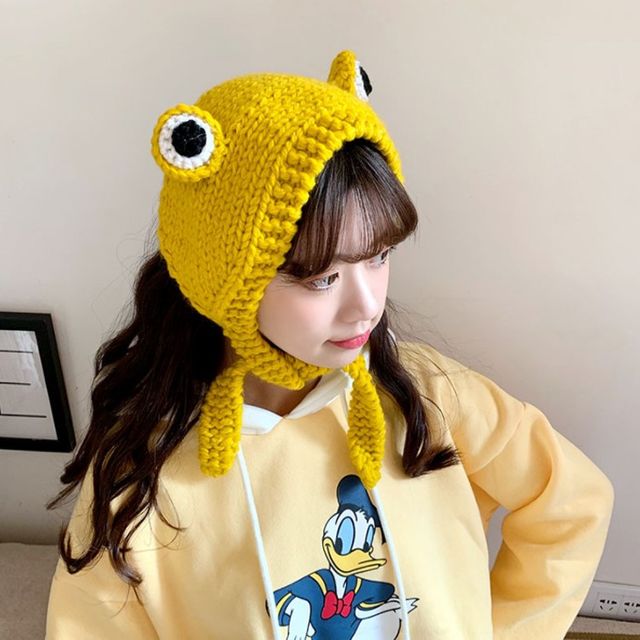 보온 방한 귀보온 귀도리 왕눈이 니 개구리 겨