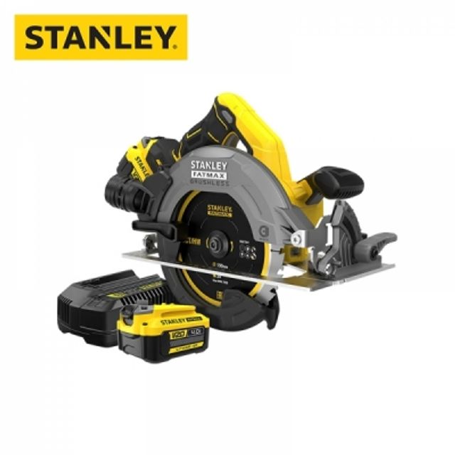 스탠리 20V MAX 충전 원형톱 세트(4.0Ah 2팩) SBC550M2K-KR