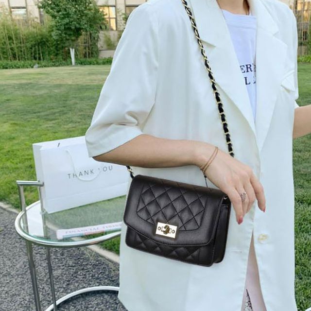 퀼팅백 미니 크로스백 캐주얼 데일리 숄더백