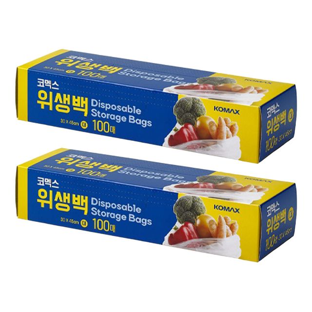 코멕스 위생용품 위생백(300X450mm) 대 100매 X 2개