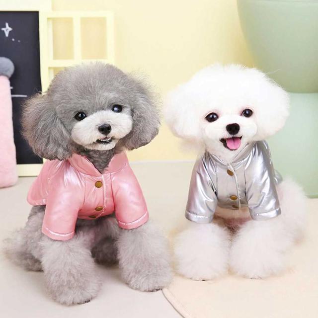 강아지 겨울 따뜻한 포근한 부드러운 털 안감 패딩 옷