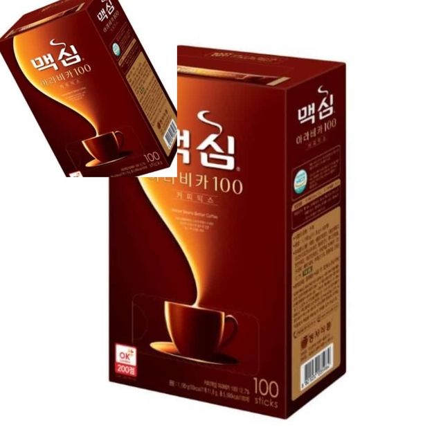 맥심 아라비카 100 커피믹스 11.8gx100T 동서식품 믹스커피 사무실커피 가정용커피 대용량커피