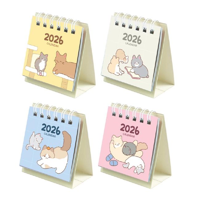 2026 냥냥 탁상 캘린더 미니달력 탁상달력 작은 미니탁상 예쁜 20개