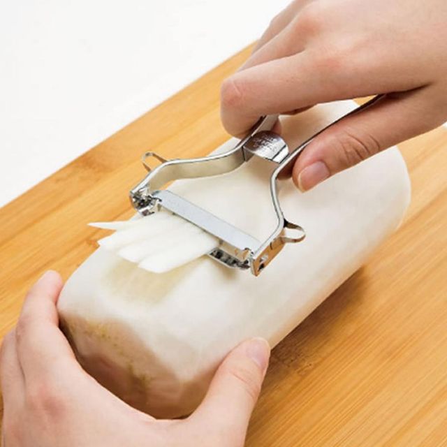 핸디형 채칠 스텐레스 손잡이채칼 무우 당근 채칼