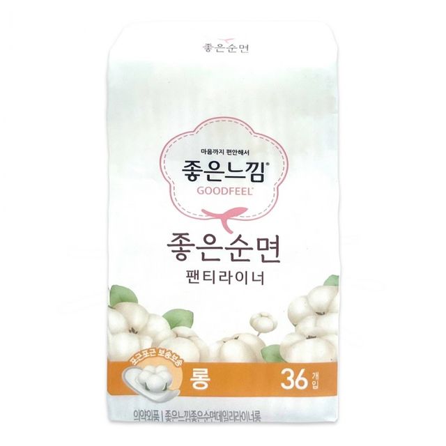 좋은느낌 좋은 순면 라이너 36P 긴생리대