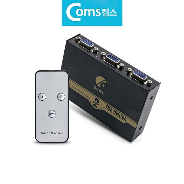 VGA RGB 2대1 모니터 선택기 젠더 셀렉터 분배기 PC 전환