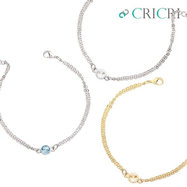 CRICRI 베이직 스와로브스키 크리스탈 제작 팔찌