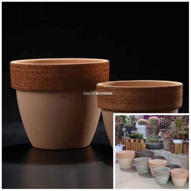 바소 팔라디오 30x26cm 소보로그래피도 토기화분 베란다화분 텃밭화분 홈가드닝