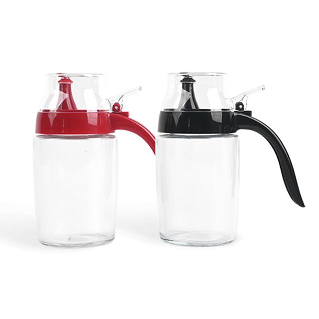 원터치 유리 양념병 참기름병 소스통 조미료통 용기 250ml