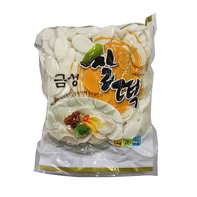 금성 쌀떡(떡국떡) 1.4kg - 전통 떡국용 쌀떡, 간편 조리식품