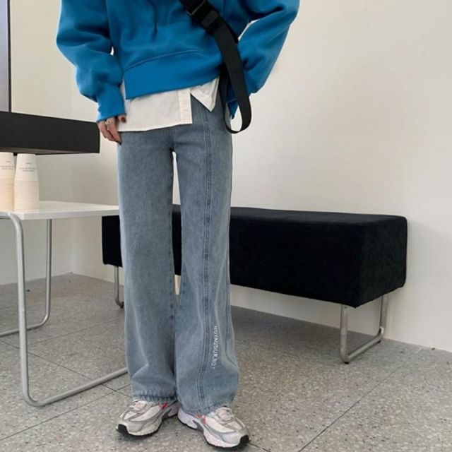 와이드핏 부츠컷청바지 데일리 와이드핏청바지 일자청
