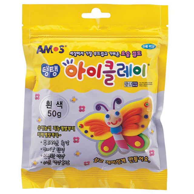 TBZ 아모스)2500탱탱아이클레이(50g 흰색)