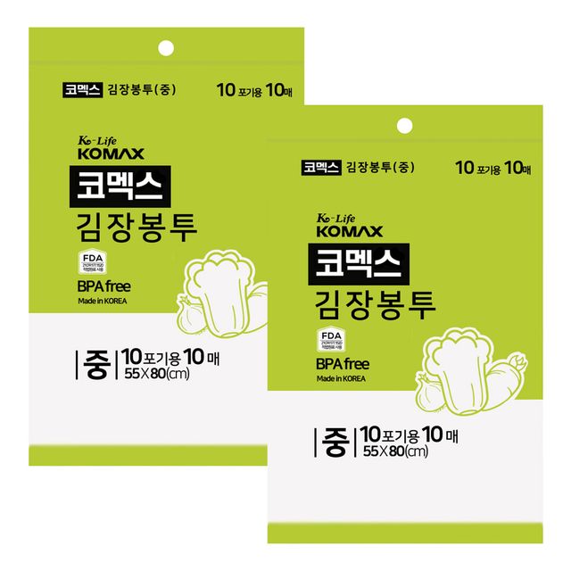 코멕스 김장봉투(중) 10포기용 10매 X 2개