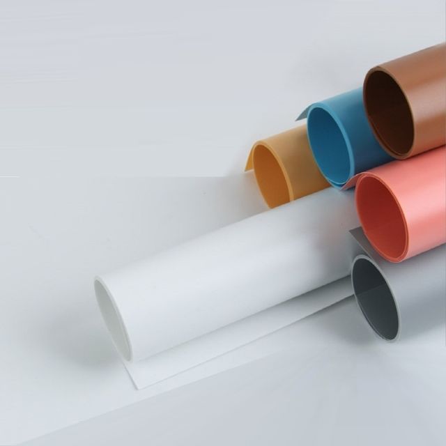 촬영 PVC 양면 무광 배경지 45x85cm White 사진 스튜
