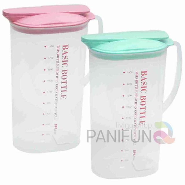 원터치 물통 2.3L 식당용 플라스틱 보틀, 업소용