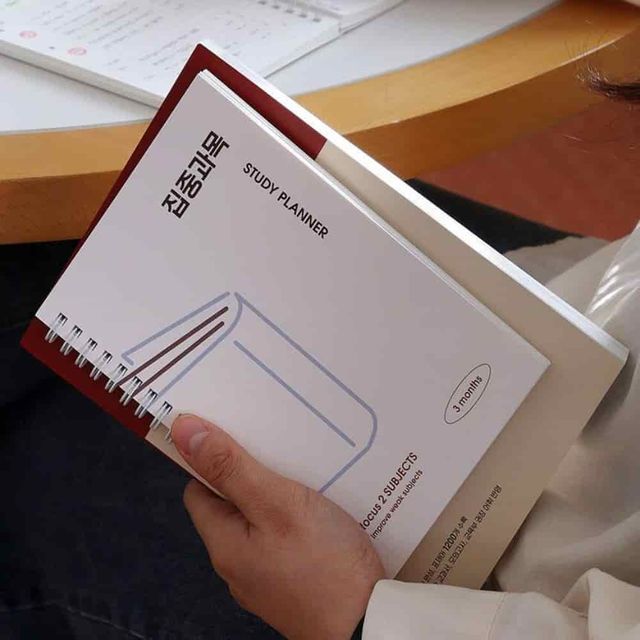 스터디플래너 3개월 일정관리 일주일계획표 공부플래너 계획표