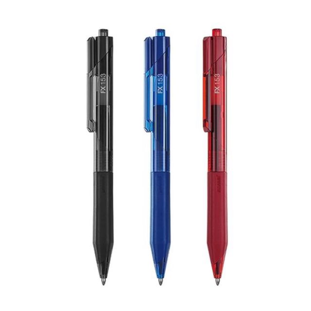 유성볼펜 FX-153 0.7mm 적색 12개입