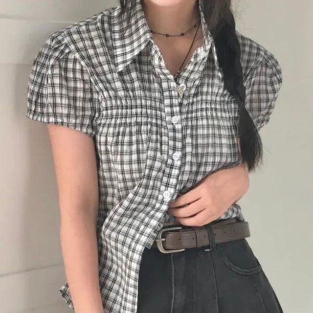 쉬폰블라우스 여성블라우스 여자블라우스 오버핏 봄