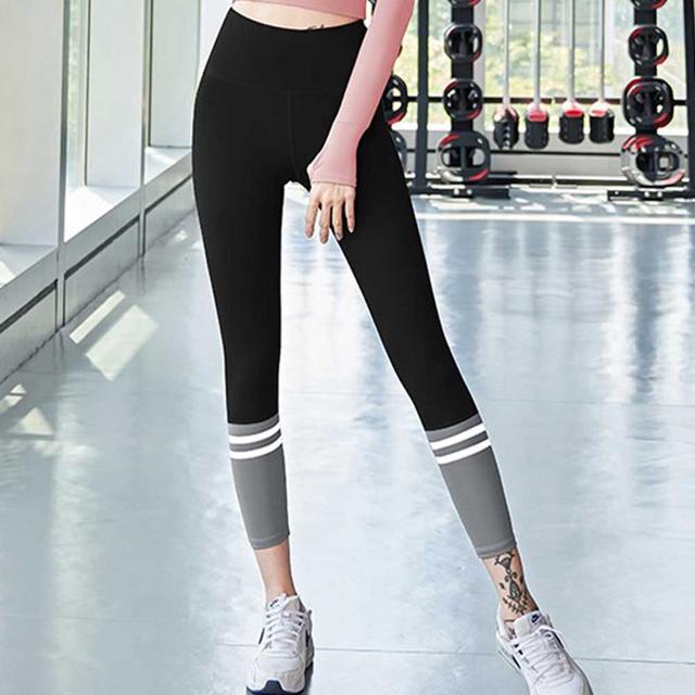 투톤 요가레깅스 운동 쫄바지 스포츠레깅스 필라테스