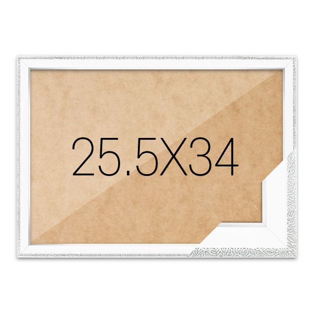 퍼즐액자 25.5x34 고급형 슬림 앤틱화이트