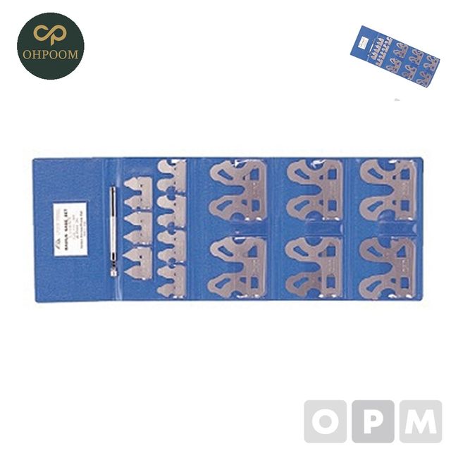 레디어스게이지 형상게이지 래디어스게이지셋트 26PCS 0.5 13R 1EA