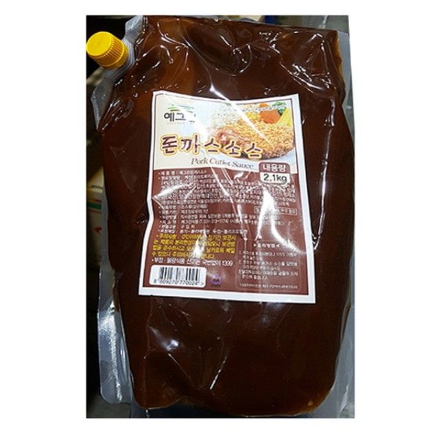 돈까스소스 예그린식품 2.1K 구매 - 진한 맛의 간편 조리 필수품