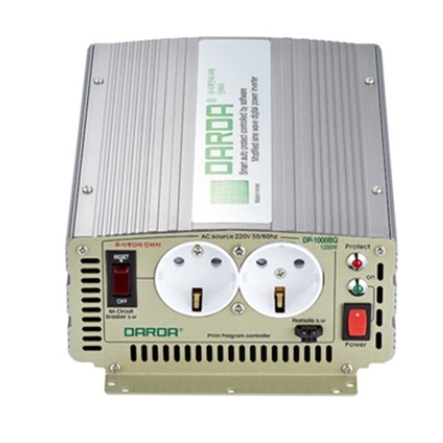 다르다 DC/AC 인버터 DP1000AQ 12V 1200W 소형 휴대용 인버터