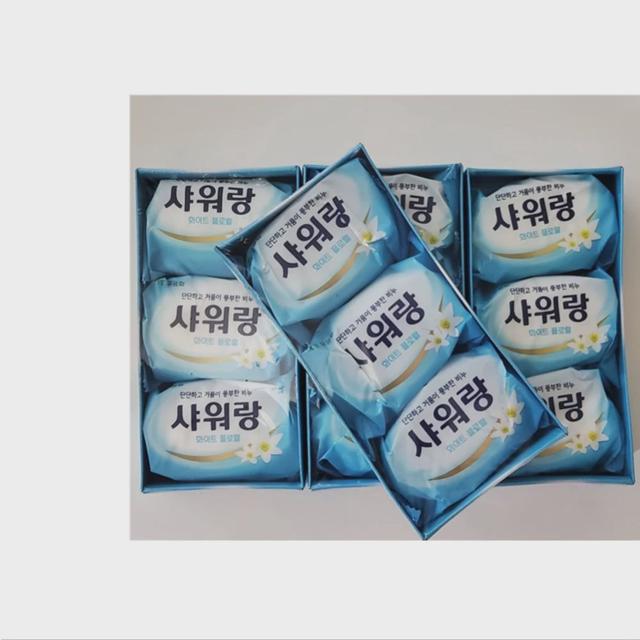 샤워랑 화이트 130g 3개입 4세트 무궁화 목욕비누