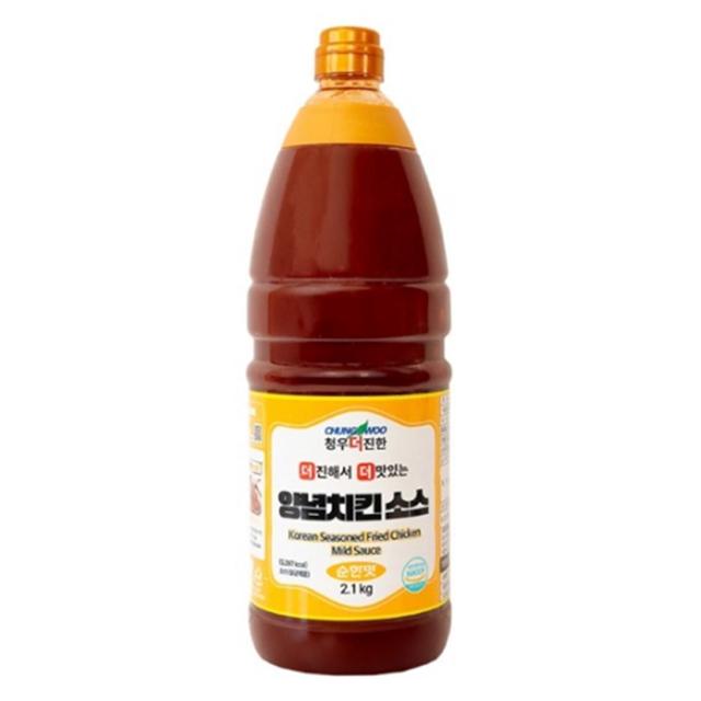 청우식품 양념치킨 순한맛소스 2.1kg