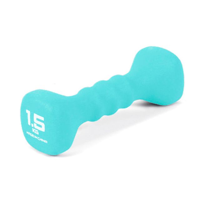 아령 사각아령 1.5kg 민트 단품1개 네오프렌