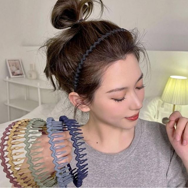 안아픈 올백 머리띠 플라스틱 반다나 남자헤어밴드 귀 단발