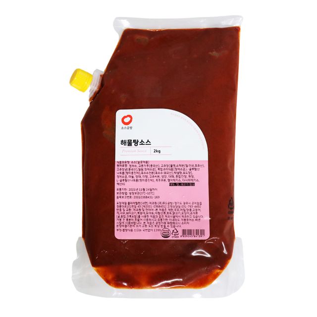 공방 해물탕 소스 냉장 2kg