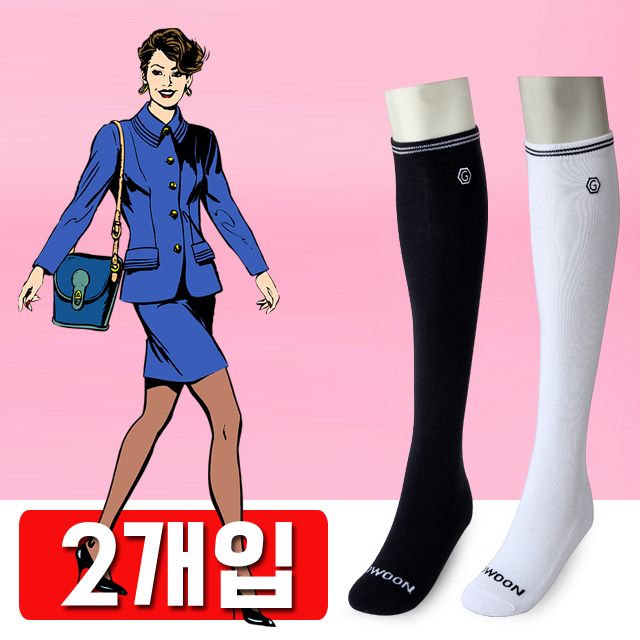 골프연습시 라운딩 갈때 신기 좋은 니삭스J X 2개입