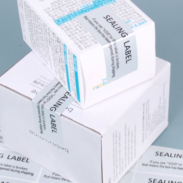 잔류형 보이드 보안스티커 8cm x 3cm