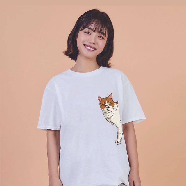 키밍 강아지 dog 커플 반팔티 - 아동 캐릭터 티셔츠