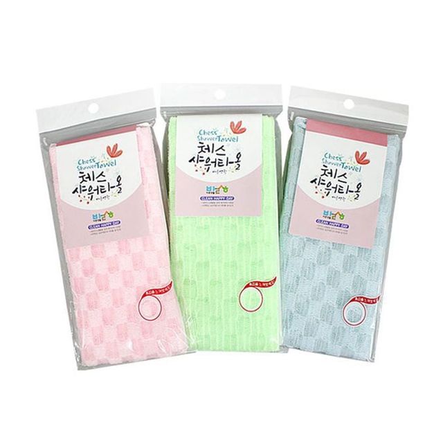 체스 때타올 타월 때밀이 목욕타월 바디타올 샤워타올