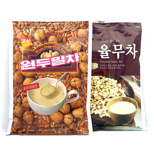 쿨샵 고향 호두 아몬드 원두밀차 800g 율무차 1000g