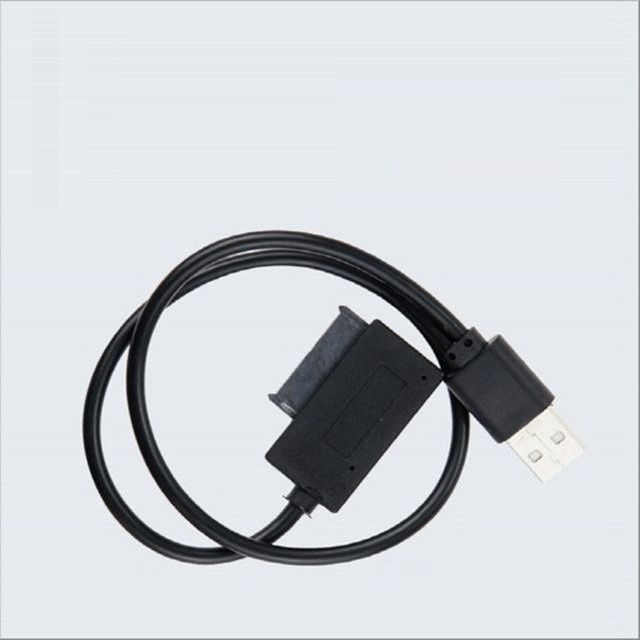USB 컨버터 USB 2.0 M to Slimline SATA 꺾임 꺽임