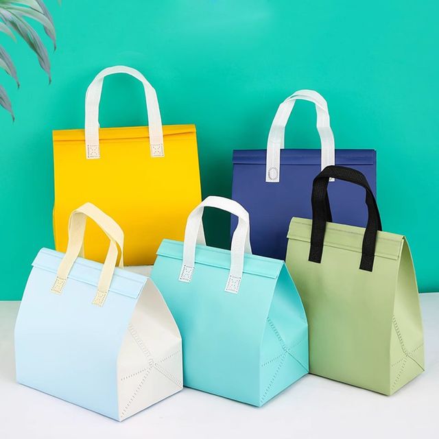 (포워드테크) 일회용 보냉백 케이크 손잡이 은박 보온 보냉팩 피크닉 보냉가방 (대형)