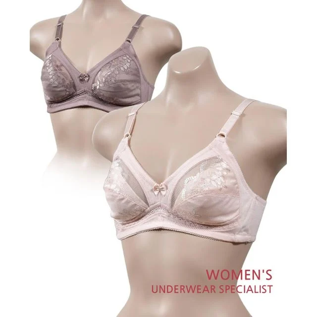 은은한 매력 풀컵 노와이어 노몰드 브라 촉감좋은
