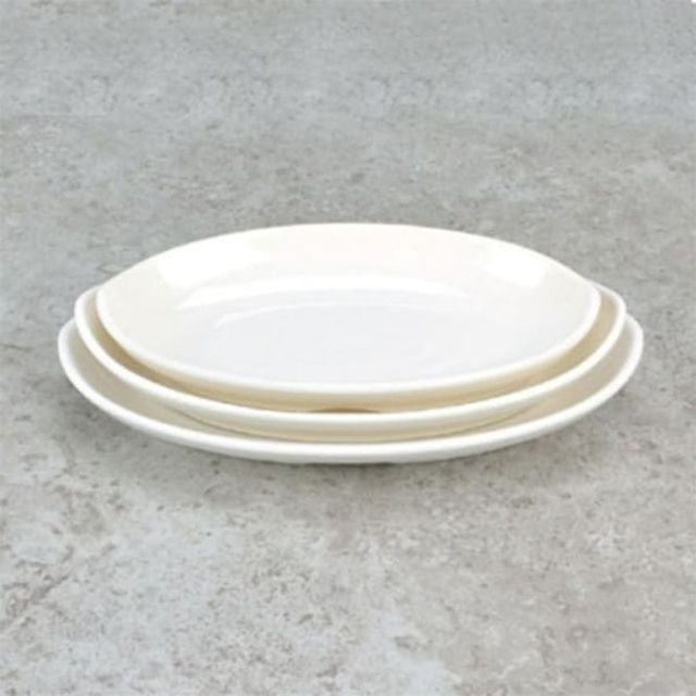 멜라민 타원접시 메인 플레이팅 요리접시 생선 반찬 접시 대