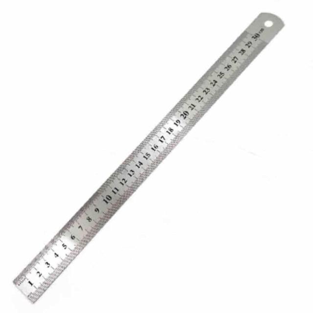 스테인리스 30cm 철자 스틸자 사무용 자