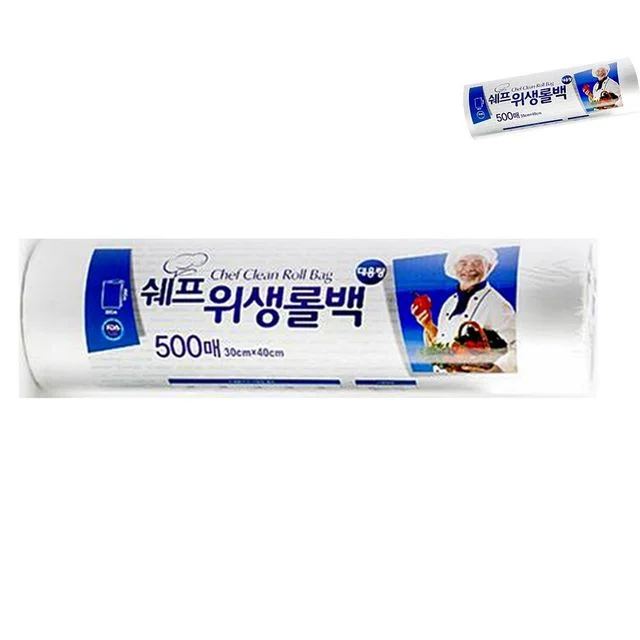 투명비닐쇼핑백 위생팩 롤백 30cm X 40cm X 500매