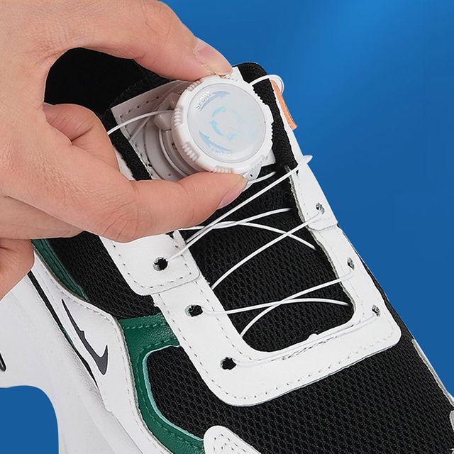 무매듭 신발 끈 다이얼 회전 운동화 버클 2P M12461
